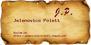 Jelenovics Polett névjegykártya